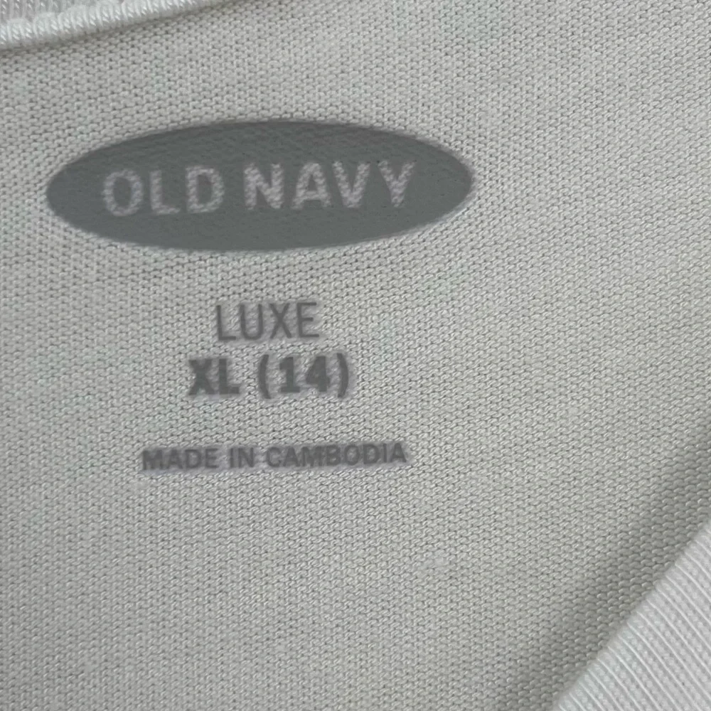 NWT Old Navy Girls Hi-Low Tunic Top Size XL (14) Teal/White
